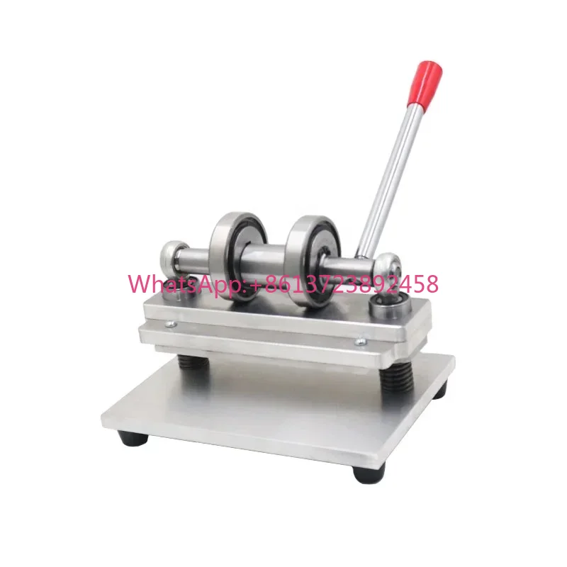 Leatherwork Hand Press - เครื่องมือตัดแบบกดมือ ความกว้างการป้อนวัสดุ 15 ซม. สำหรับงานหนัง DIY