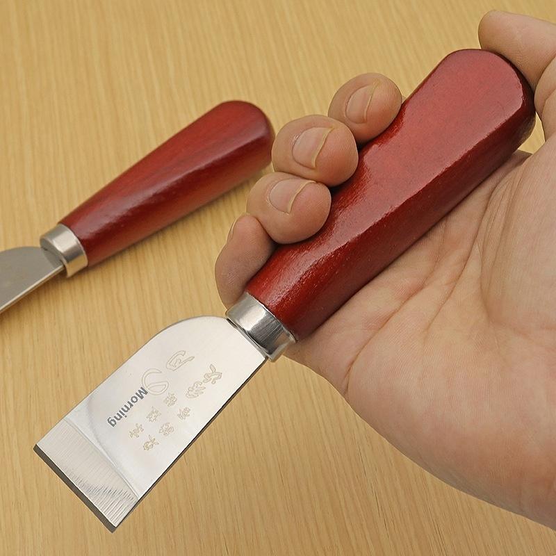 Leatherwork Knife - มีดตัดหนังแบบใหม่พร้อมด้ามไม้ สำหรับงานหนัง DIY
