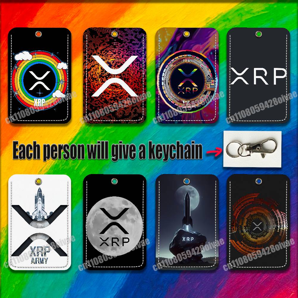 Leatherwork Bag - Xrp Ripple คริปโตเคอเรนซีดิจิทัล สำหรับคลิปติดบัตรประชาชน บัตรเครดิต บัตรธนาคาร