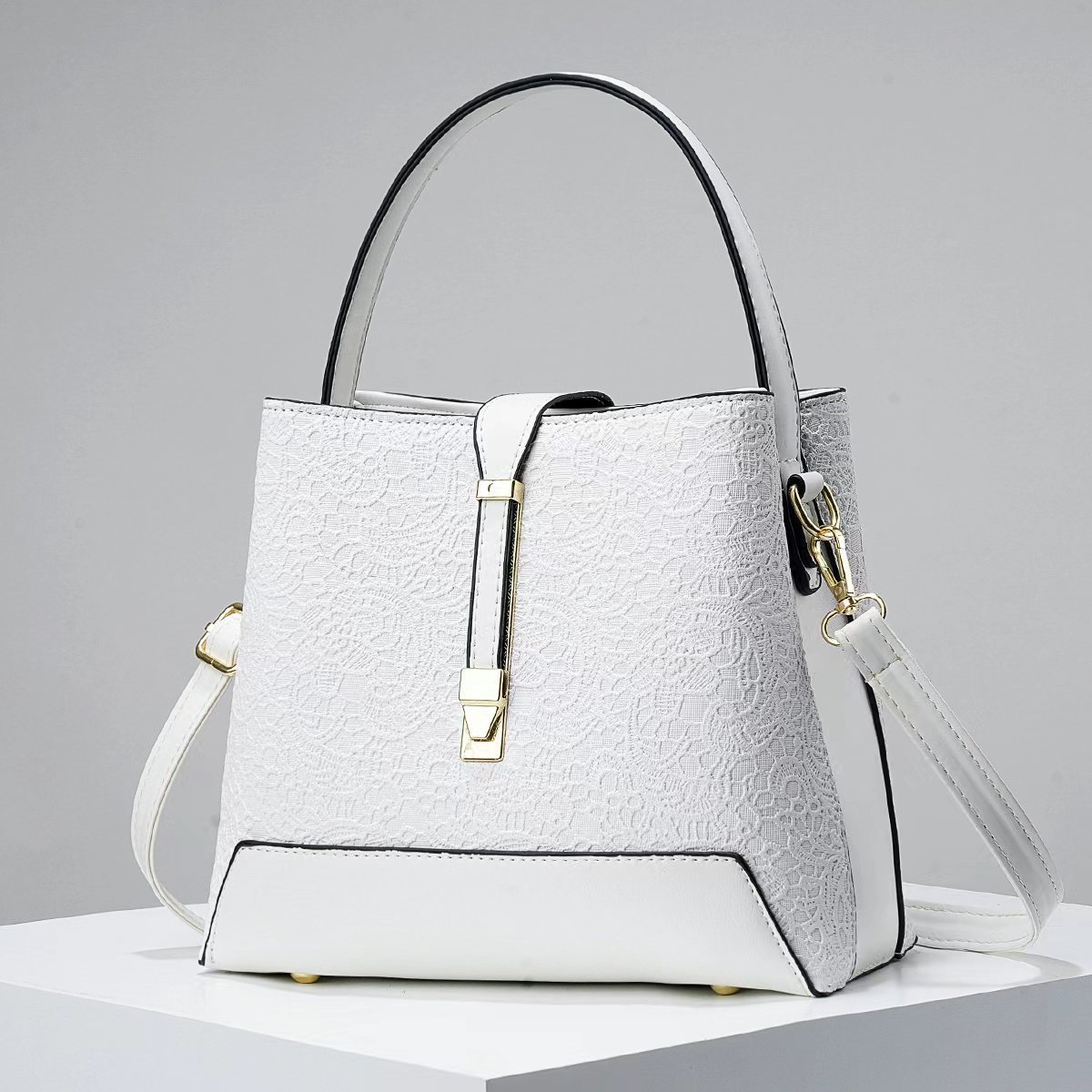 Leatherwork Bag - ใหม่หรูหรา Tote กระเป๋าหนัง Classy กระเป๋าถือ Professional