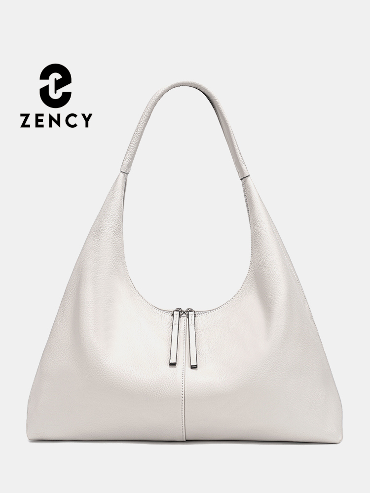 Leatherwork Bag - Zency ความจุขนาดใหญ่ Tote กระเป๋าหนังแท้ Hobo กระเป๋าผู้หญิงกระเป๋าถือไหล่กระเป๋าสําหรับนักช้อปทํางานสําหรับฤดูหนาวกระเป๋าสําหรับแม่ภรรยา