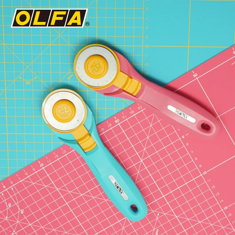 Leatherwork Knife - Olfa RTY-2 /c 45มิลลิเมตรโรตารี pinkle ใบมีดตัดอเนกประสงค์จักรเย็บผ้าสำหรับตัด