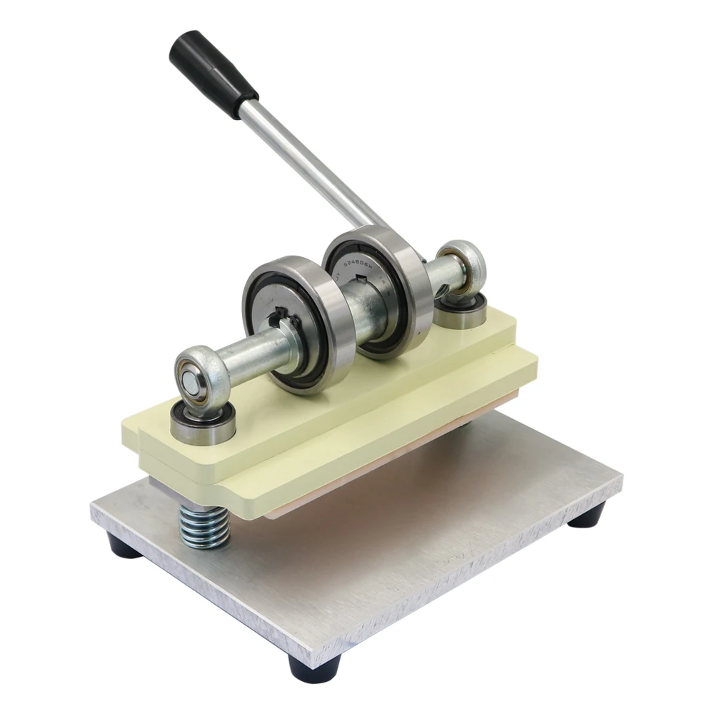 Leatherwork Hand Press - หนังกดคู่มือ Die ตัดเครื่องมือกดเครื่องตัด Feeding Wide15cm สําหรับหนังทํางาน