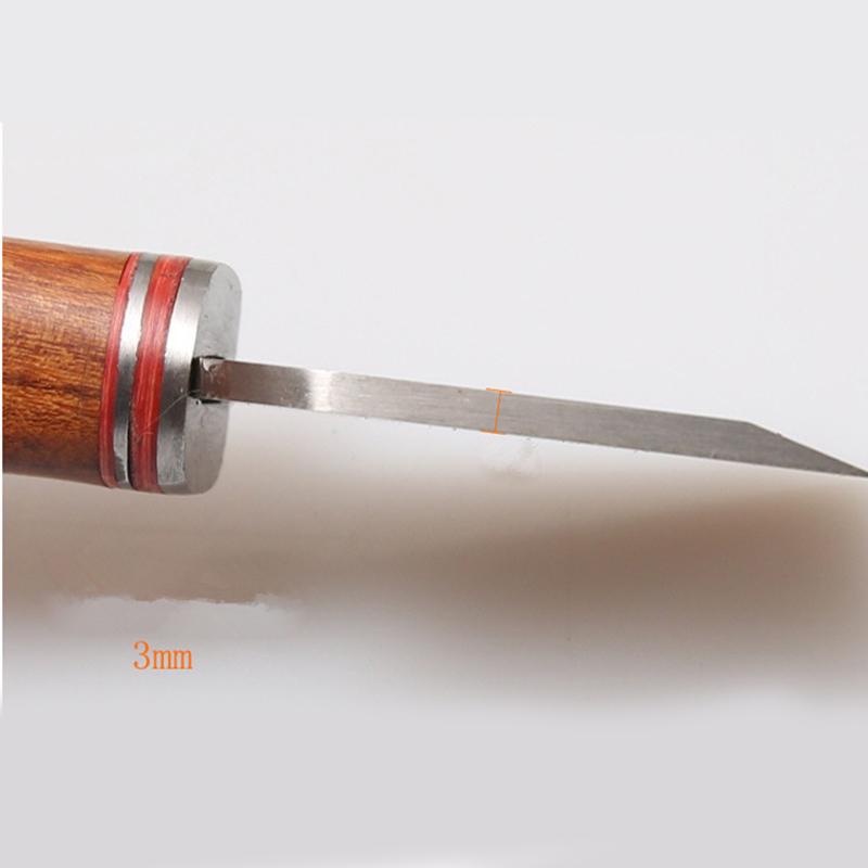 ใบมีดหนา 3 มม. และกว้าง 35 มม. - Leatherwork Knife บทวิจารณ์และราคา