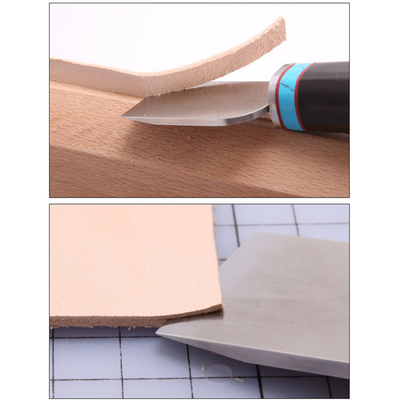 ใบมีดหนา 3 มม. และกว้าง 35 มม. - Leatherwork Knife บทวิจารณ์และราคา