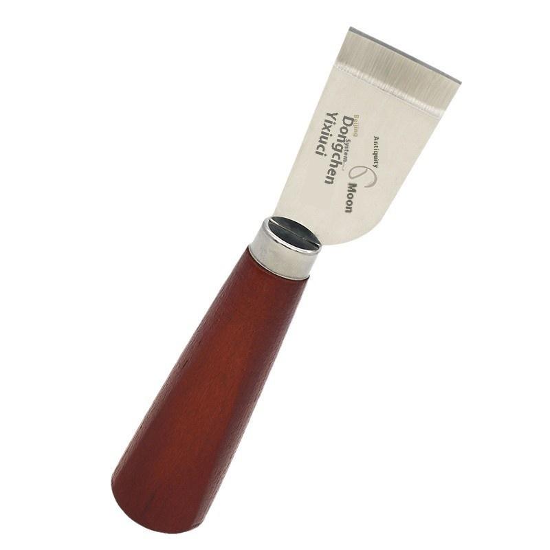 มีดตัดหนังแบบใหม่พร้อมด้ามไม้  - Leatherwork Knife บทวิจารณ์และราคา