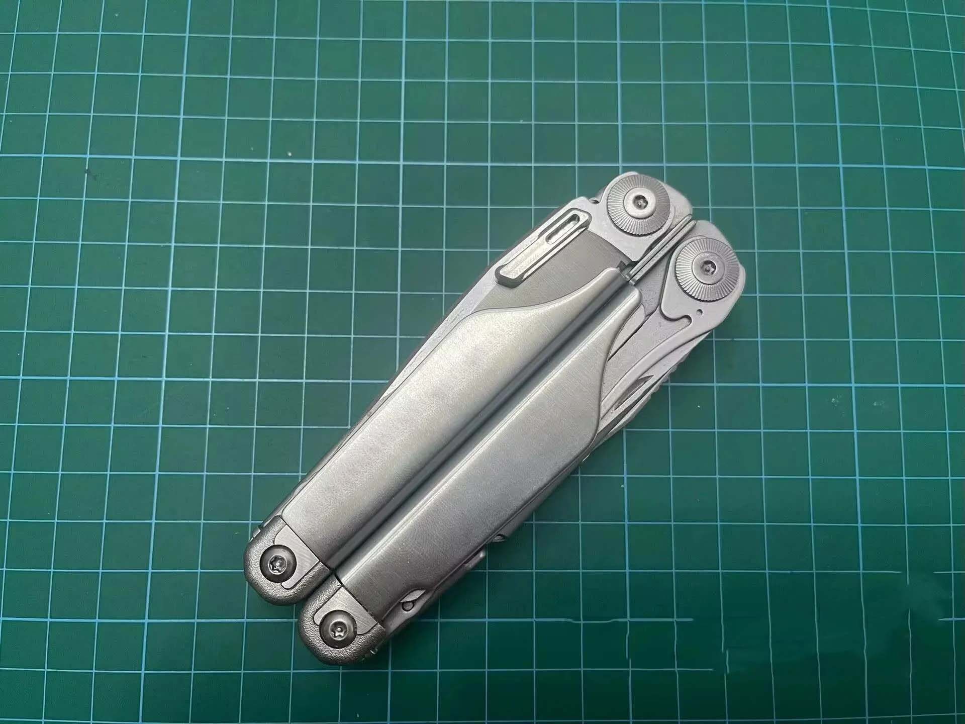 2ชิ้นสแตนเลสเหล็กยึดจับแท็บใบม - Leatherwork Knife บทวิจารณ์และราคา