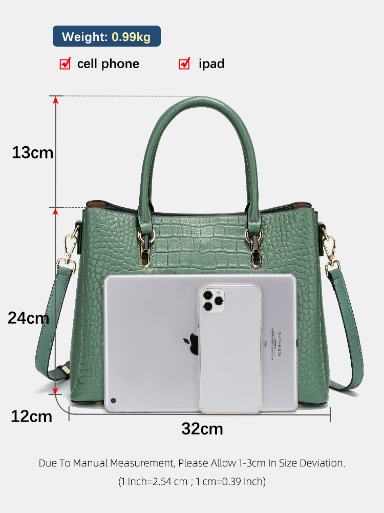 กระเป๋าถือหนังแท้สำหรับผู้หญิง - Leatherwork Bag บทวิจารณ์และราคา