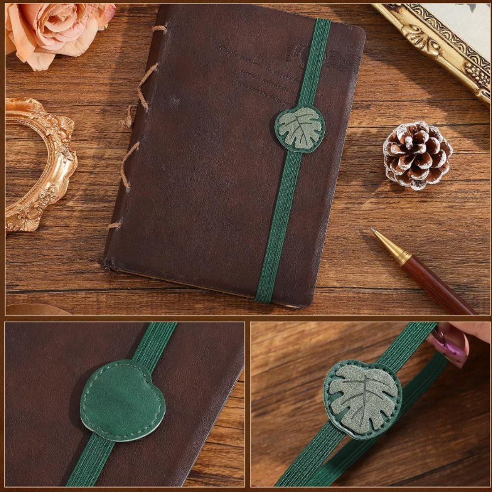 ที่คั่นหนังสือหนังยืดหยุ่นแบบว - Leatherwork Books บทวิจารณ์และราคา