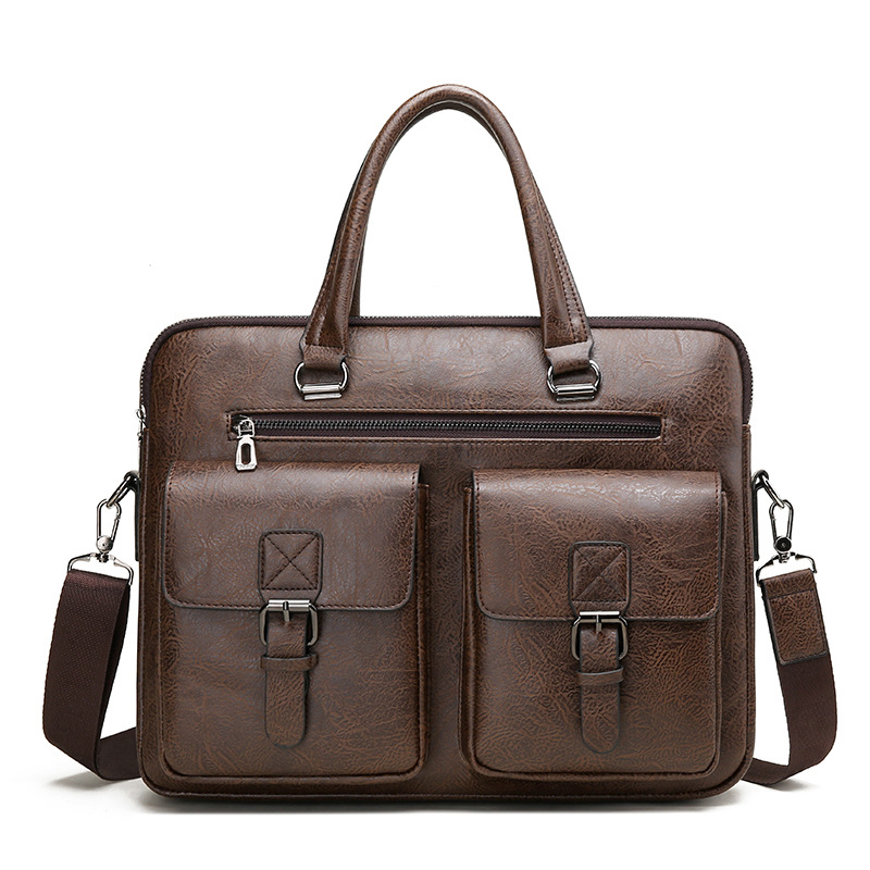 กระเป๋าใส่เอกสารทางธุรกิจของผู - Leatherwork Bag บทวิจารณ์และราคา