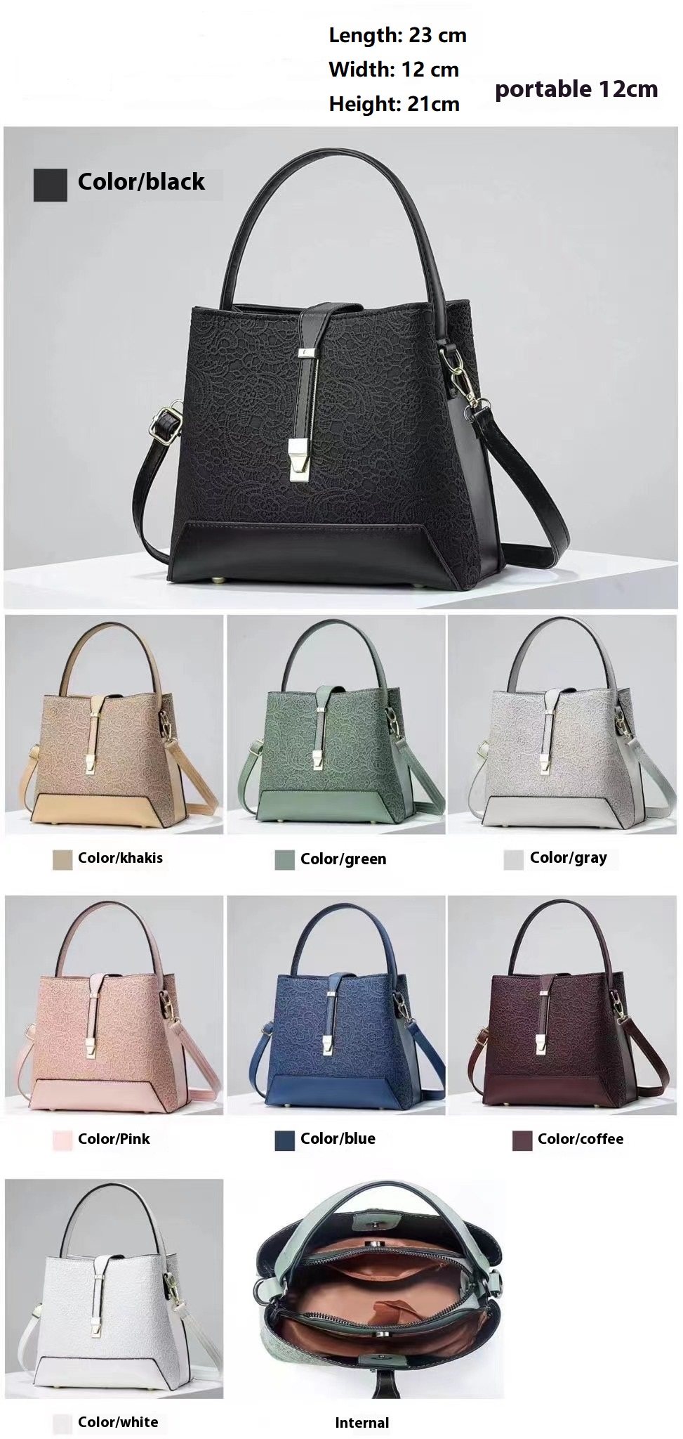ใหม่หรูหรา Tote กระเป๋าหนัง Cl - Leatherwork Bag บทวิจารณ์และราคา