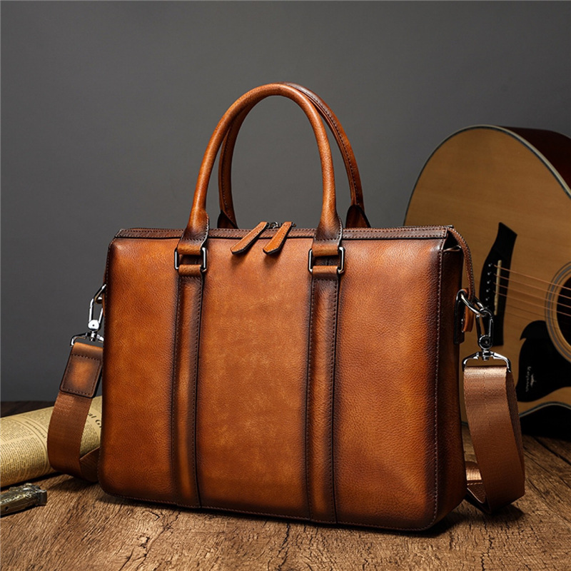 กระเป๋าเอกสารหนังแท้คุณภาพสูง  - Leatherwork Bag บทวิจารณ์และราคา