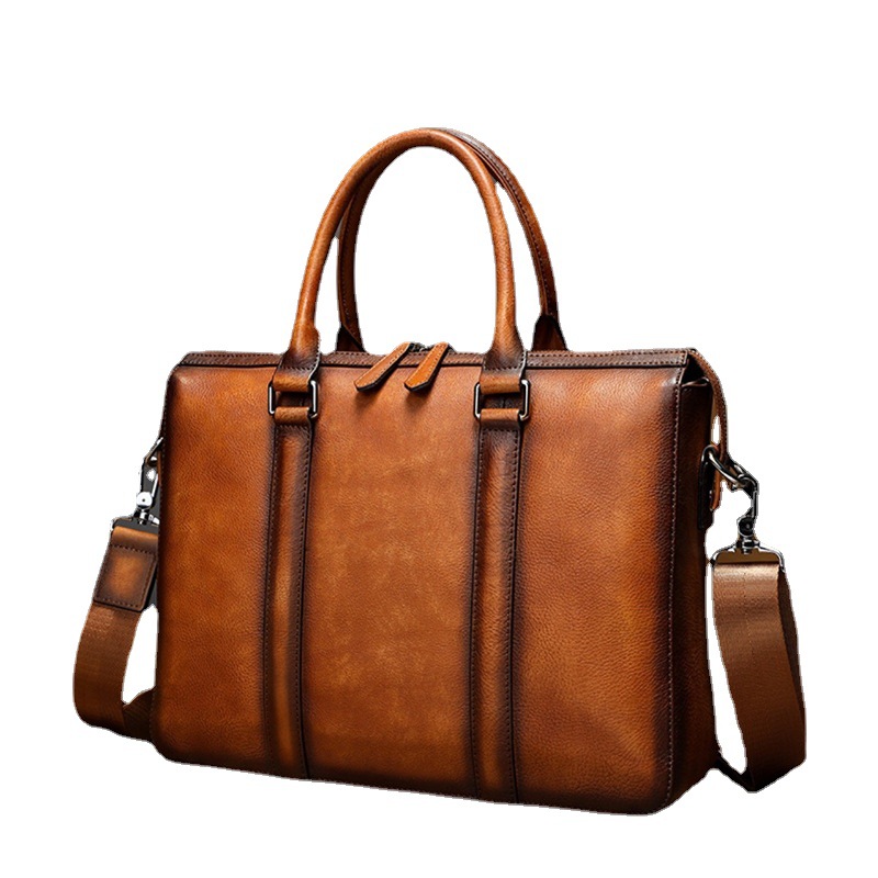 กระเป๋าเอกสารหนังแท้คุณภาพสูง  - Leatherwork Bag บทวิจารณ์และราคา