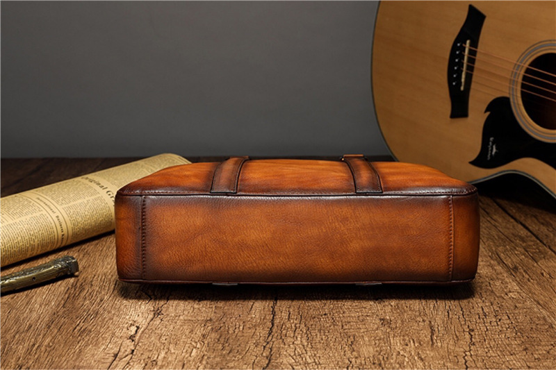 กระเป๋าเอกสารหนังแท้คุณภาพสูง  - Leatherwork Bag บทวิจารณ์และราคา