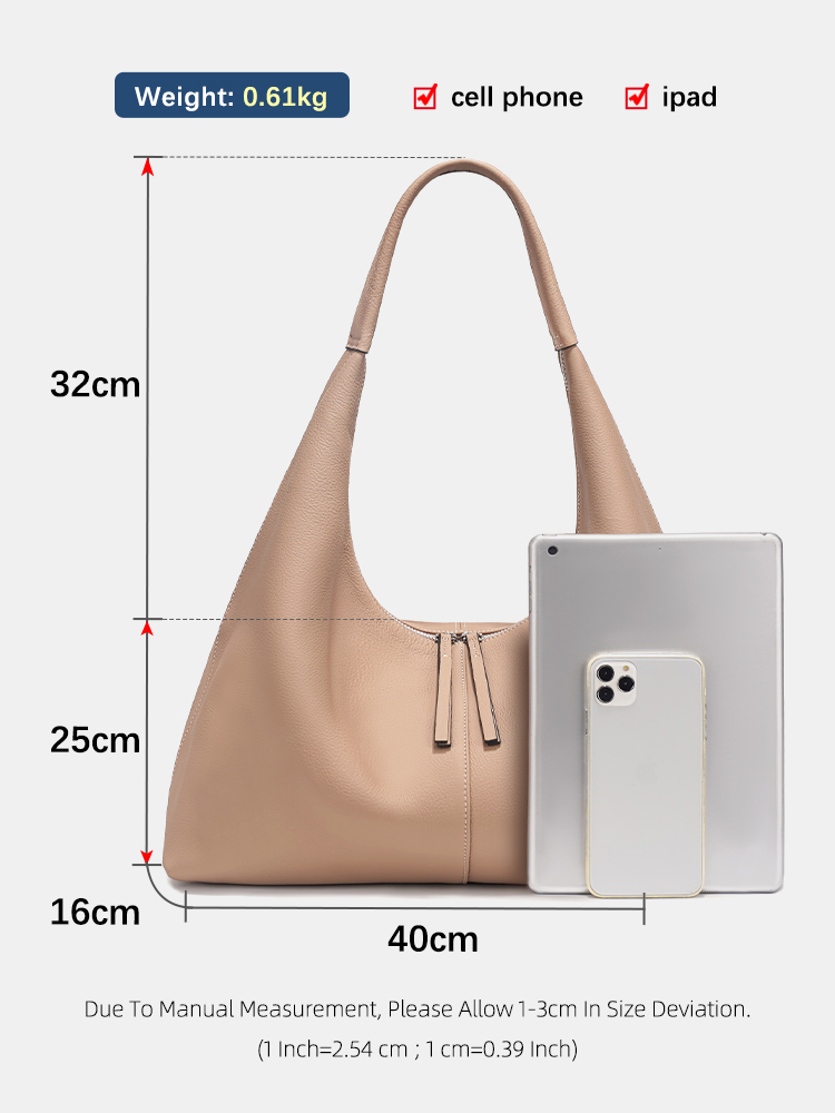 Zency ความจุขนาดใหญ่ Tote กระเ - Leatherwork Bag บทวิจารณ์และราคา