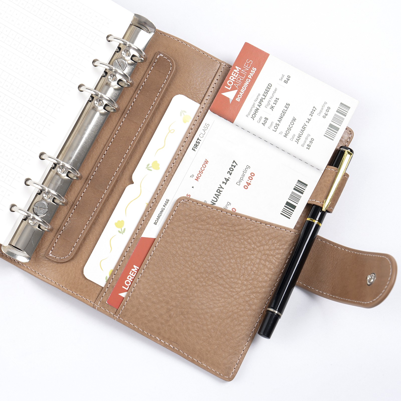 สมุดแพลนเนอร์ Moterm Franklin  - Leatherwork Books บทวิจารณ์และราคา