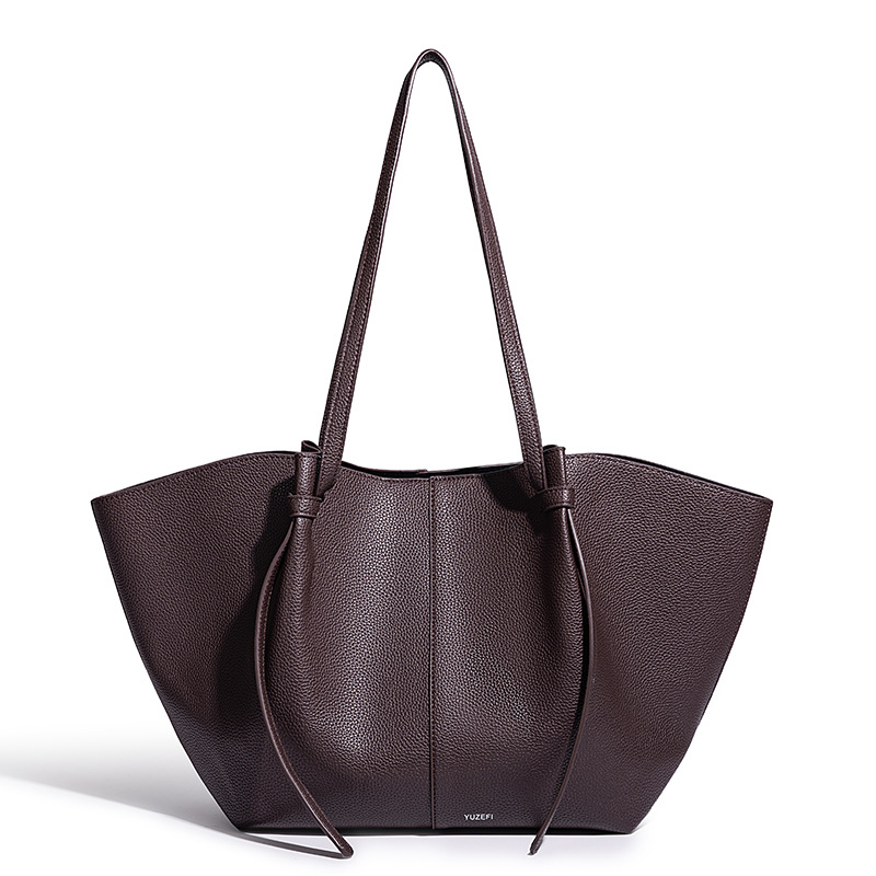 กระเป๋าหนังสะพายไหล่ทรง Dumpli - Leather Work Bag Women บทวิจารณ์และราคา