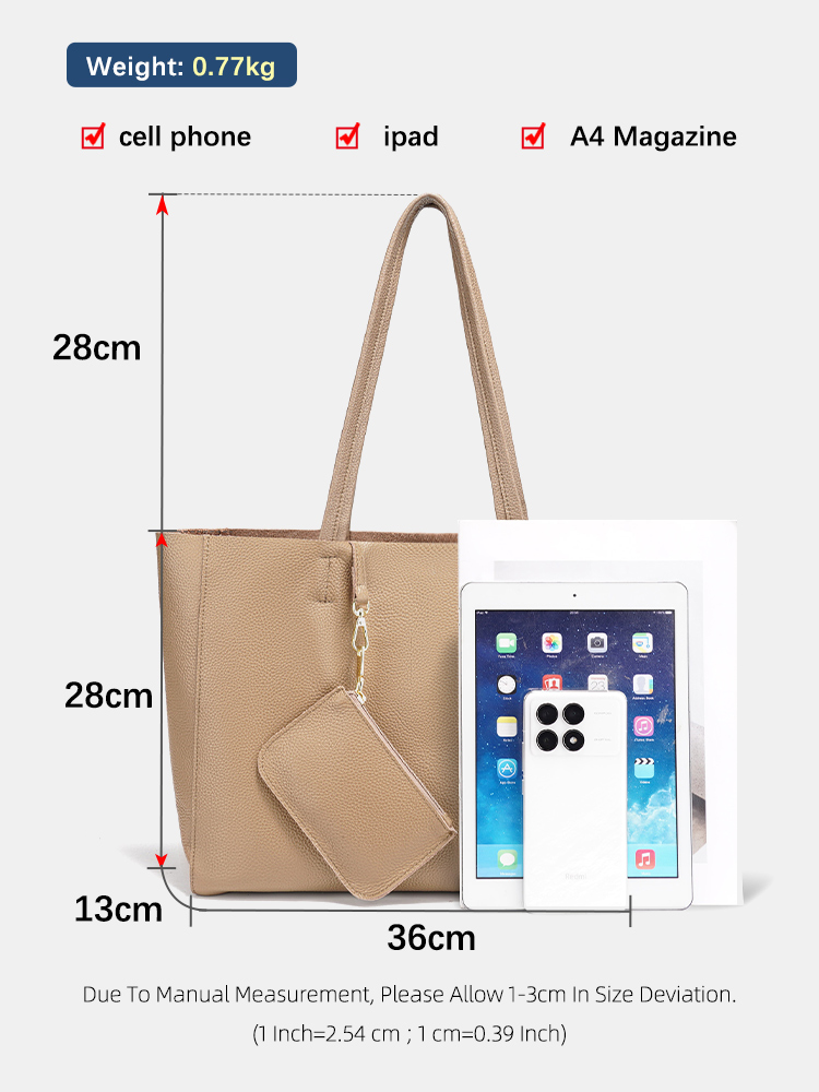 เซนซี่กระเป๋าหนังแท้ขนาดใหญ่แฟ - Leatherwork Bag บทวิจารณ์และราคา