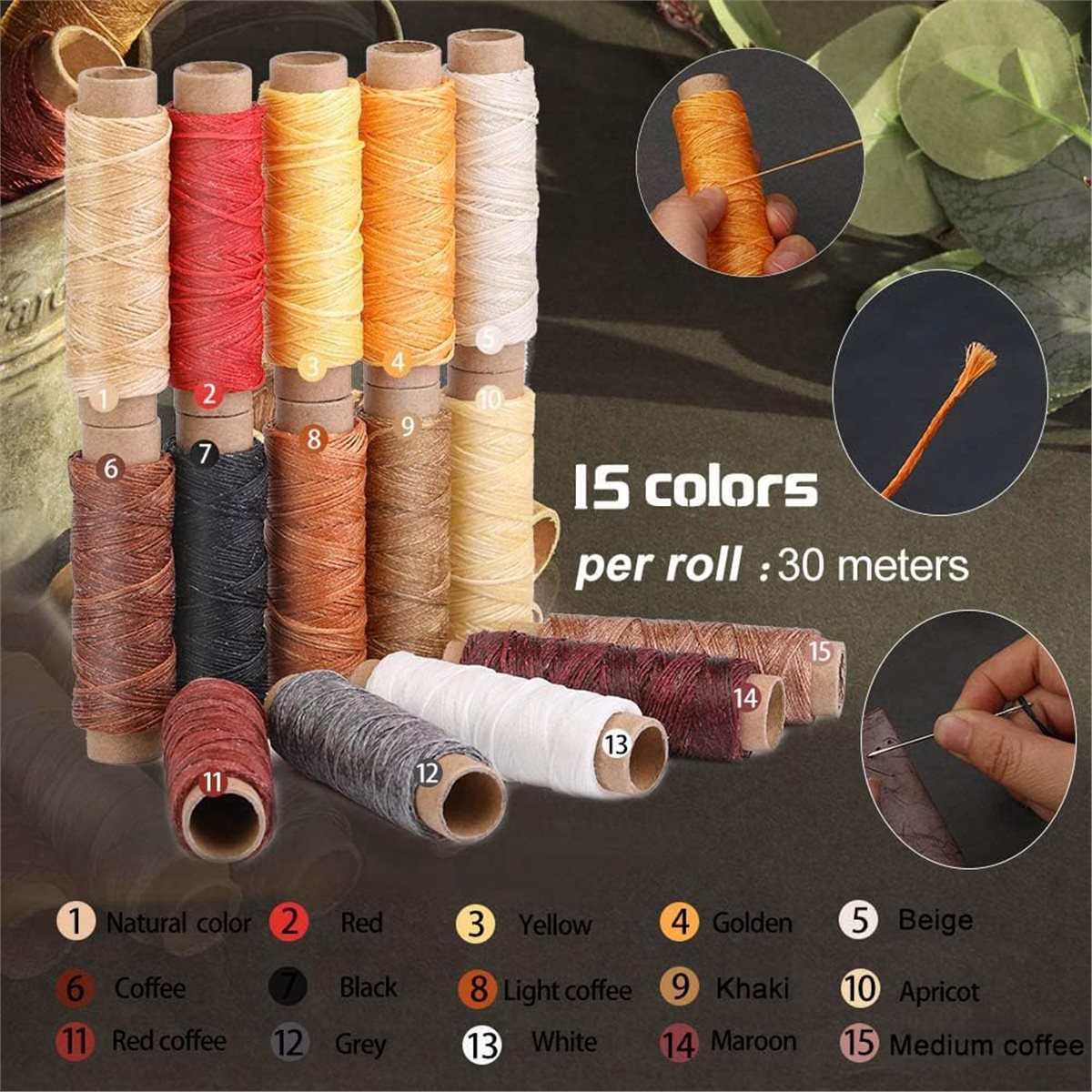 ชุดเครื่องมือทำงานหนัง 66 ชิ้น - Beginner Leatherwork Kit บทวิจารณ์และราคา