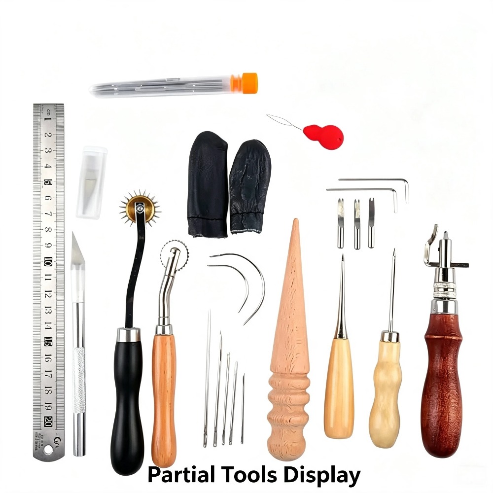 ชุดเครื่องมือทำงานหนังครบชุดพร - Beginner Leatherwork Kit บทวิจารณ์และราคา