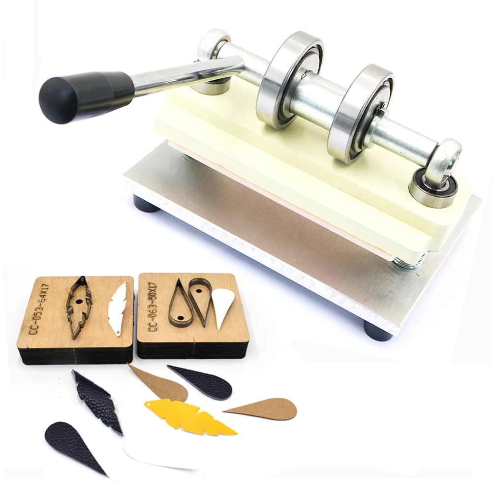 หนังกดคู่มือ Die ตัดเครื่องมือ - Leatherwork Hand Press บทวิจารณ์และราคา