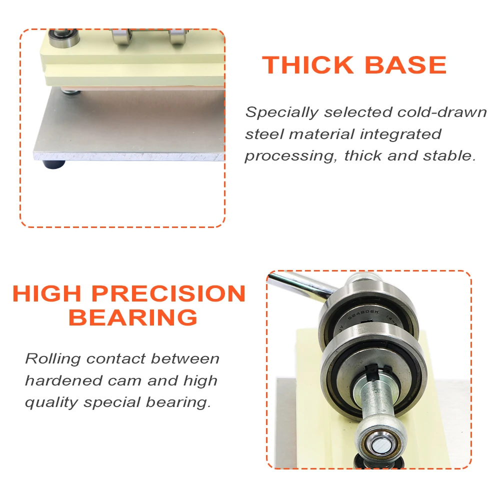 หนังกดคู่มือ Die ตัดเครื่องมือ - Leatherwork Hand Press บทวิจารณ์และราคา
