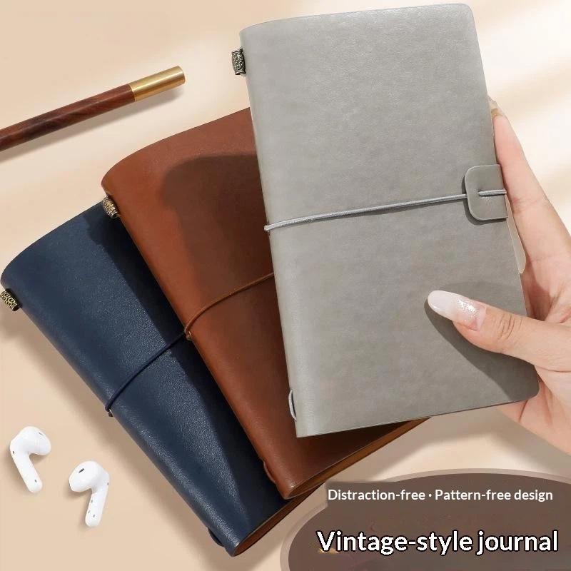 สมุดโน้ตปกอ่อนหนัง PU วินเทจแบ - Leatherwork Books บทวิจารณ์และราคา