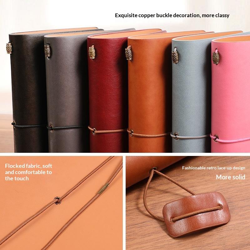 สมุดโน้ตปกอ่อนหนัง PU วินเทจแบ - Leatherwork Books บทวิจารณ์และราคา