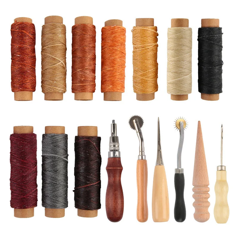 ชุดเครื่องมือทำงานหนังสำหรับผู - Beginner Leatherwork Kit บทวิจารณ์และราคา