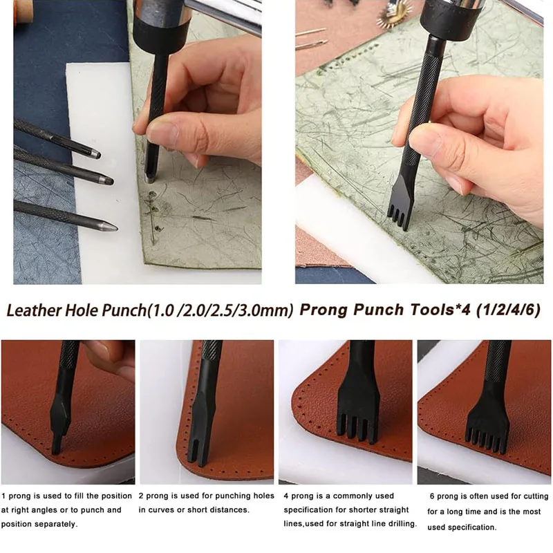 ชุดเครื่องมือทำหนัง ชุดงานฝีมื - Beginner Leatherwork Kit บทวิจารณ์และราคา