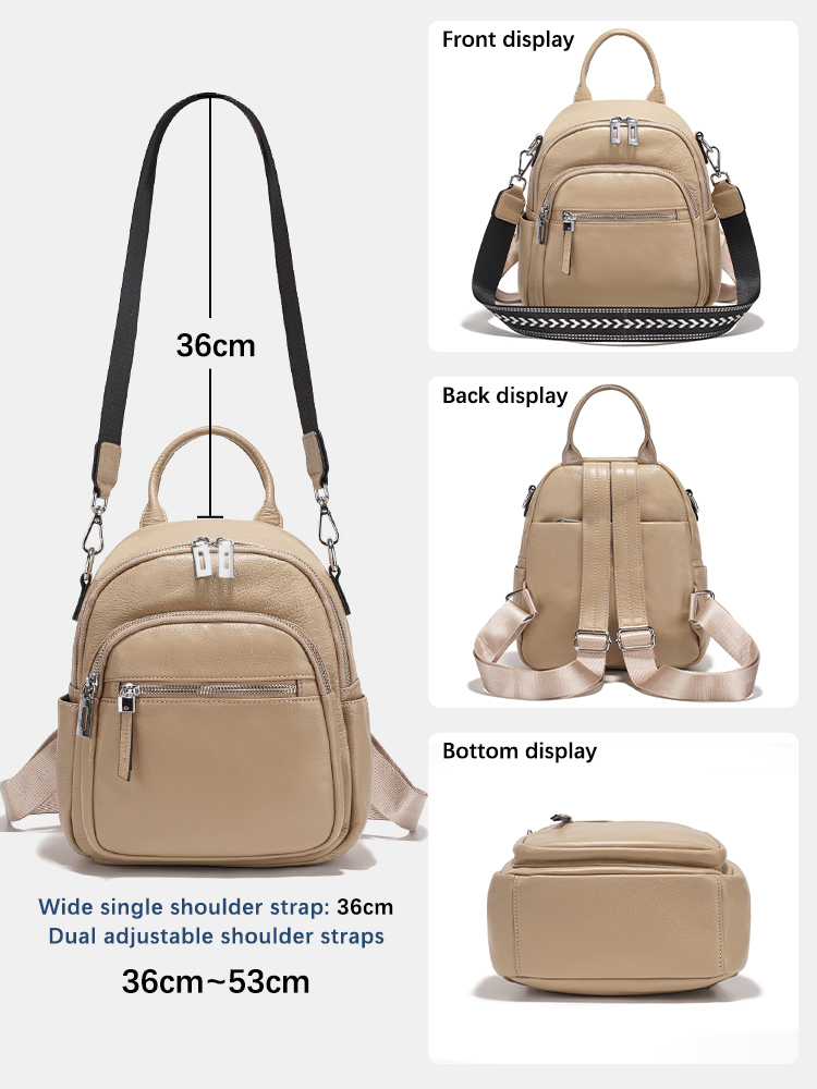 เซนซีกระเป๋าเป้สะพายหลังหนังแท - Leatherwork Bag บทวิจารณ์และราคา