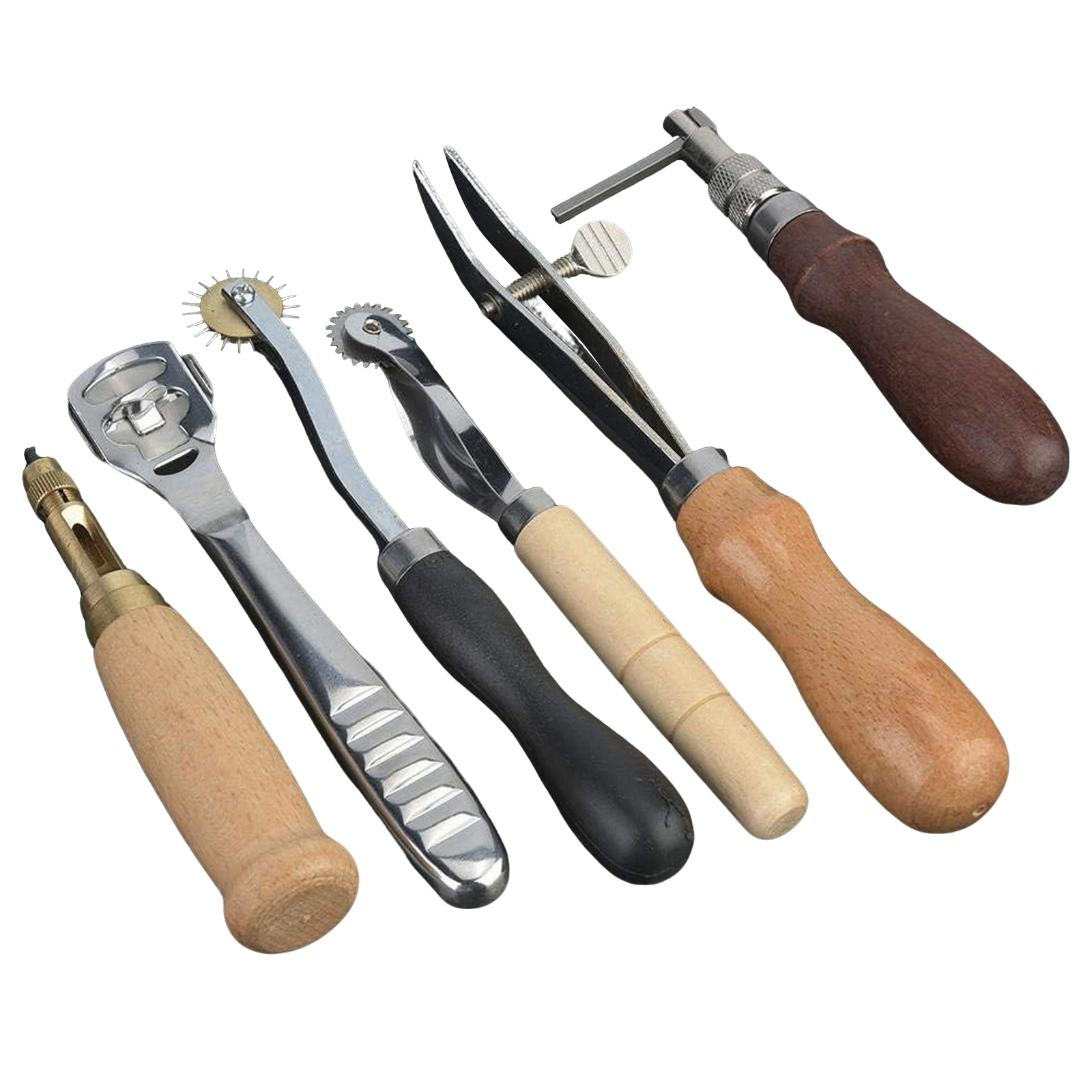 ชุดเครื่องมือหนัง 19 ชิ้น ชุดง - Beginner Leatherwork Kit บทวิจารณ์และราคา