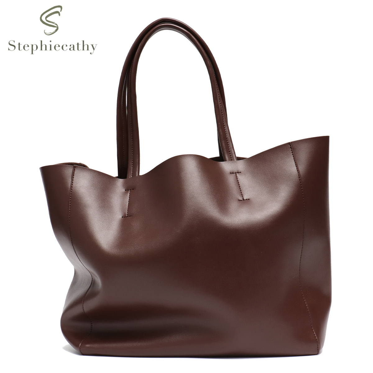 กระเป๋าถือโท้ทความจุขนาดใหญ่สำ - Leather Work Bag Women บทวิจารณ์และราคา