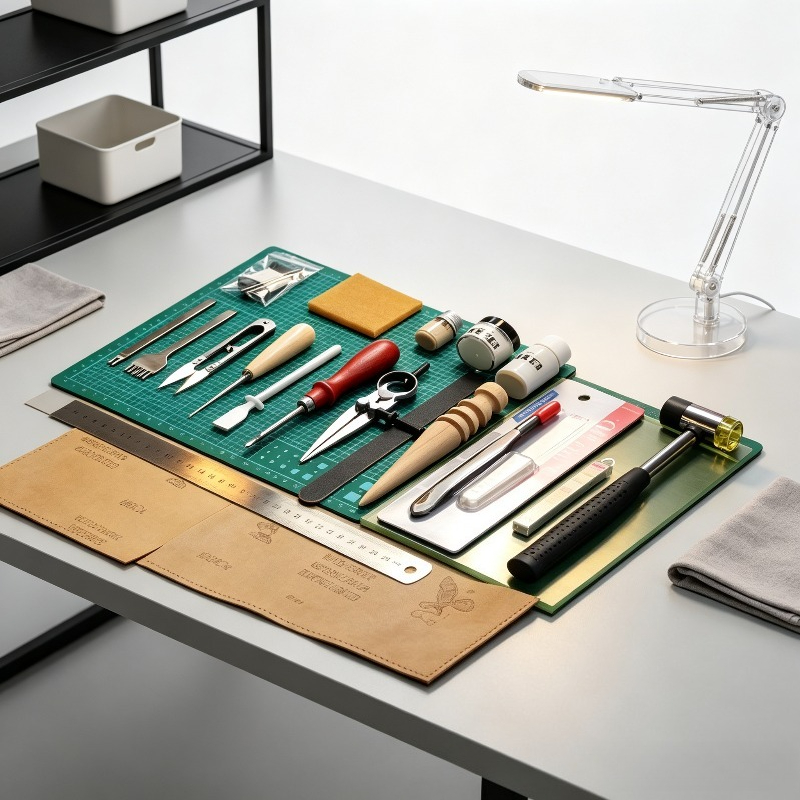 ชุดเริ่มต้นงานหนัง DIY, ชุดเคร - Beginner Leatherwork Kit บทวิจารณ์และราคา