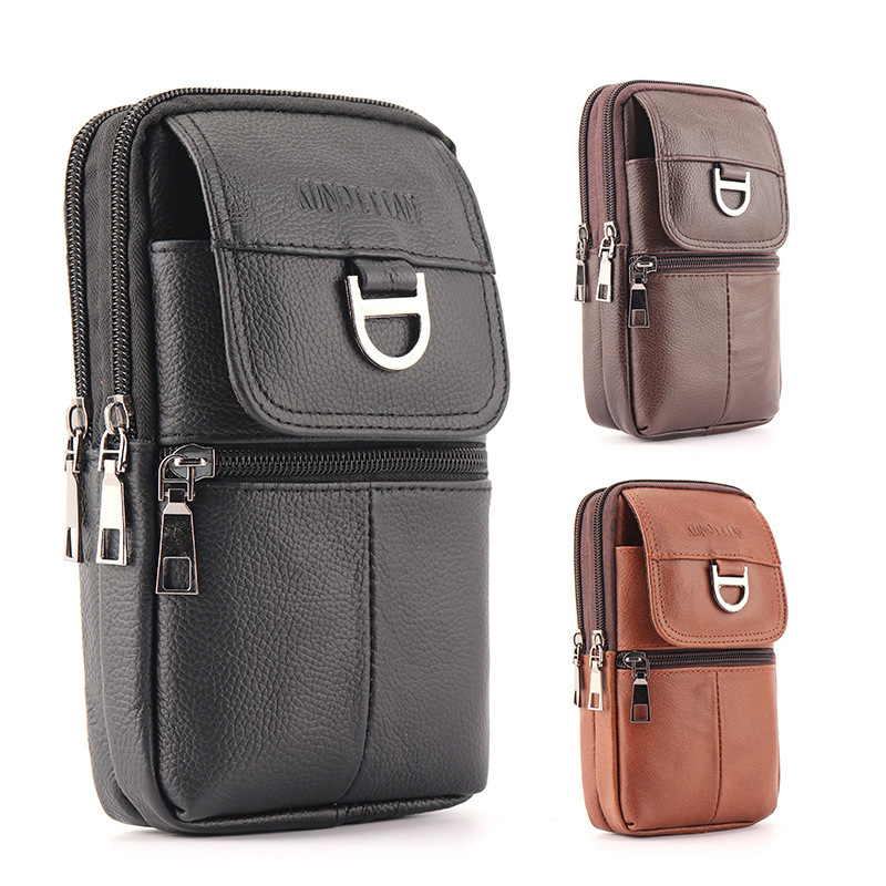 กระเป๋าคาดเอวหนังสำหรับผู้ชาย  - Leatherwork Bag บทวิจารณ์และราคา