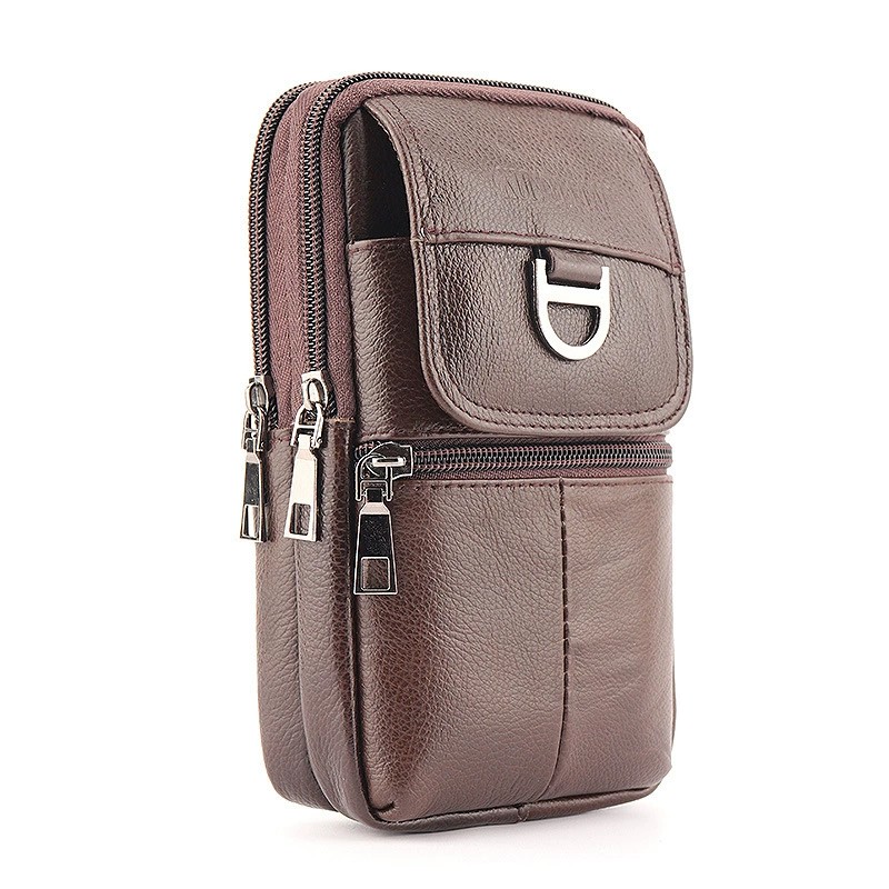 กระเป๋าคาดเอวหนังสำหรับผู้ชาย  - Leatherwork Bag บทวิจารณ์และราคา