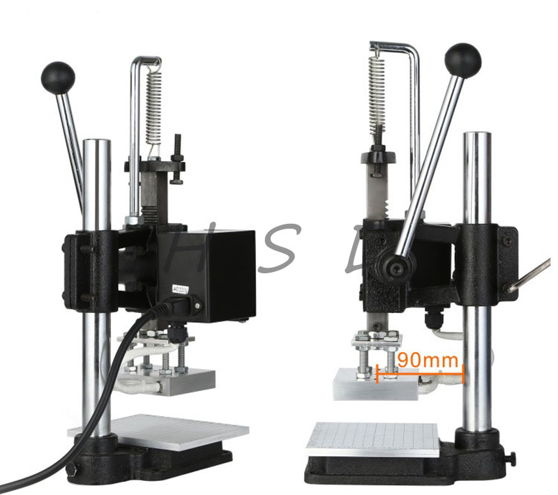 เครื่องปั๊มความร้อนแบบแมนนวล พ - Leatherwork Hand Press บทวิจารณ์และราคา