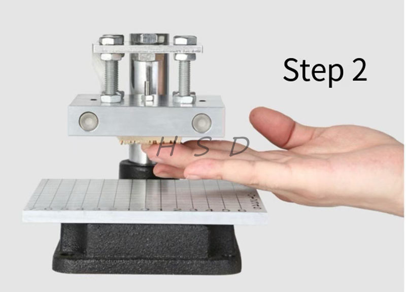เครื่องปั๊มความร้อนแบบแมนนวล พ - Leatherwork Hand Press บทวิจารณ์และราคา